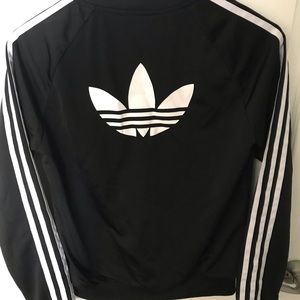 Adidas 3 stripe track jacket